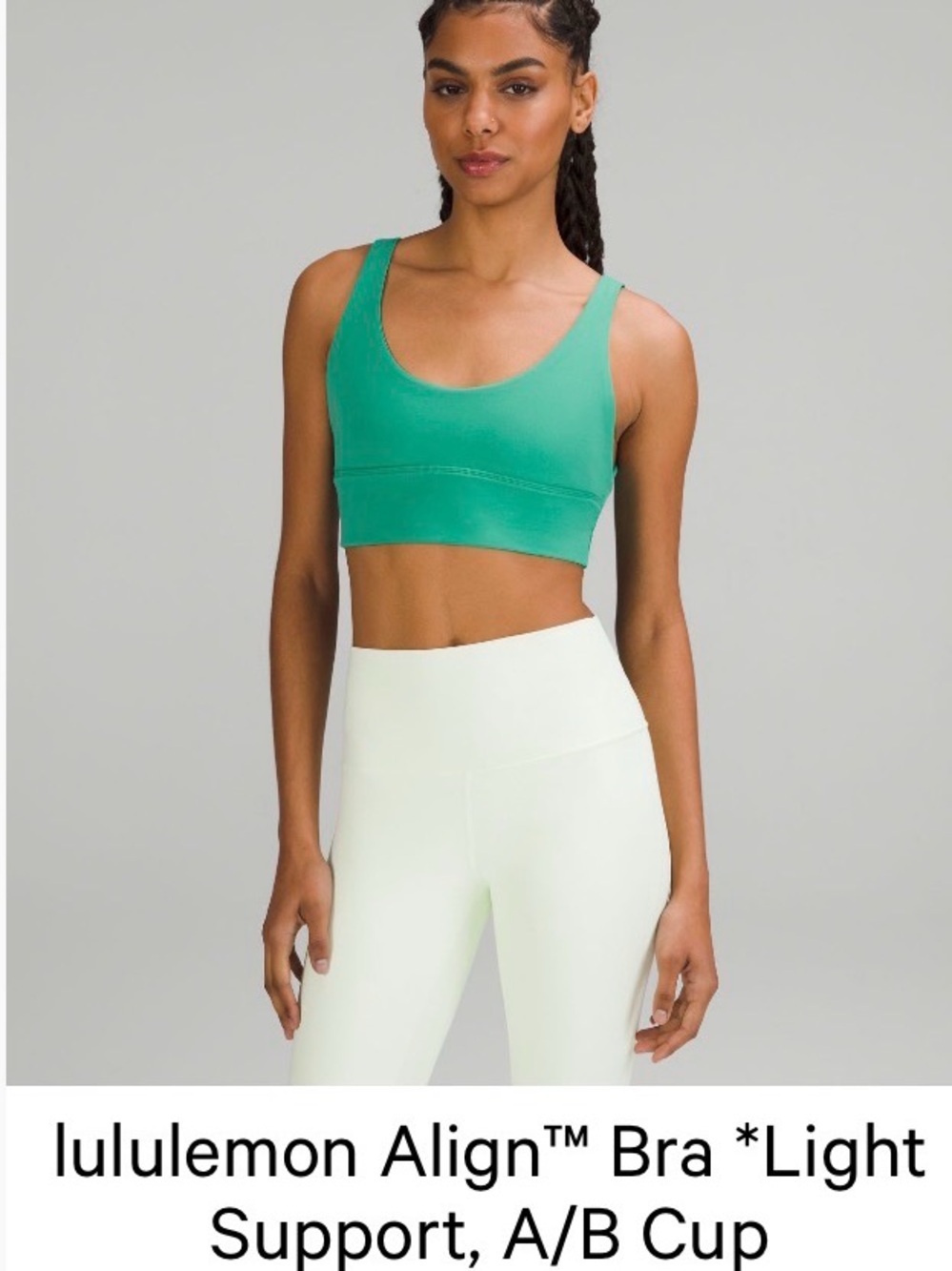 lululemon athletica Align™ Light Support Sports Bra in Green size: 8